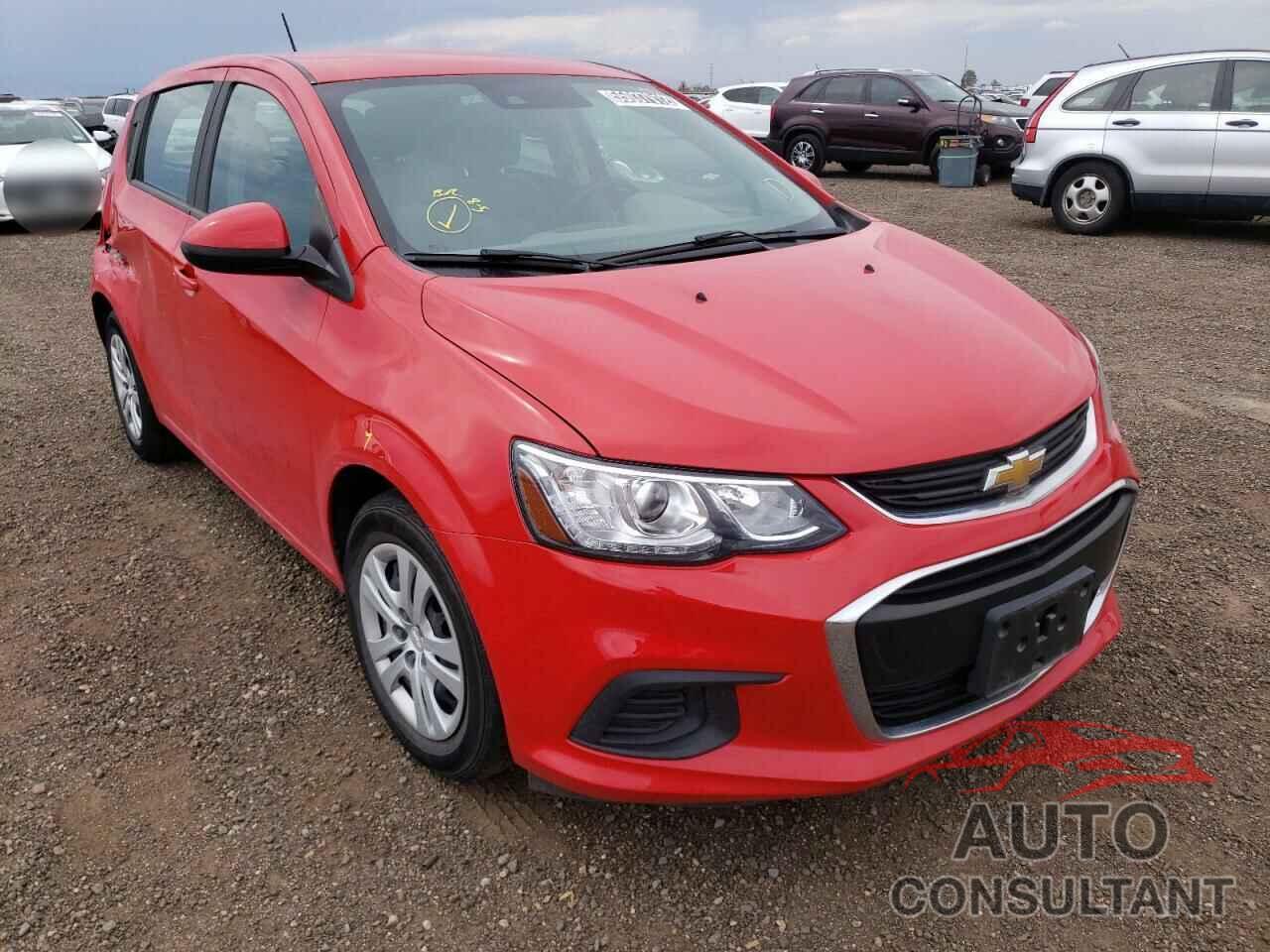 CHEVROLET SONIC 2020 - 1G1JG6SB5L4115216