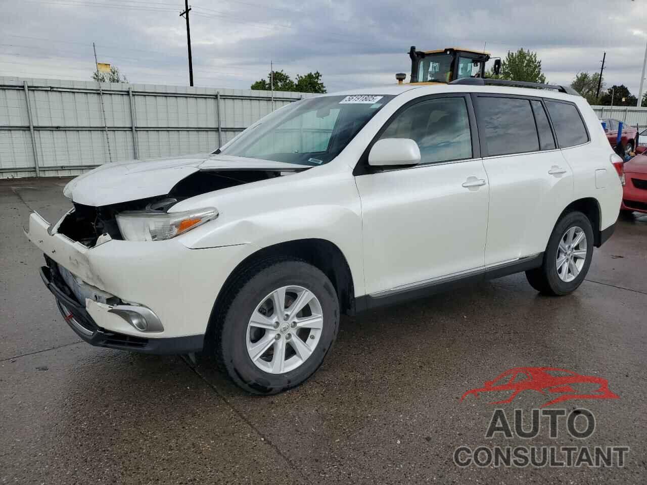 TOYOTA HIGHLANDER 2012 - 5TDBK3EH0CS113709