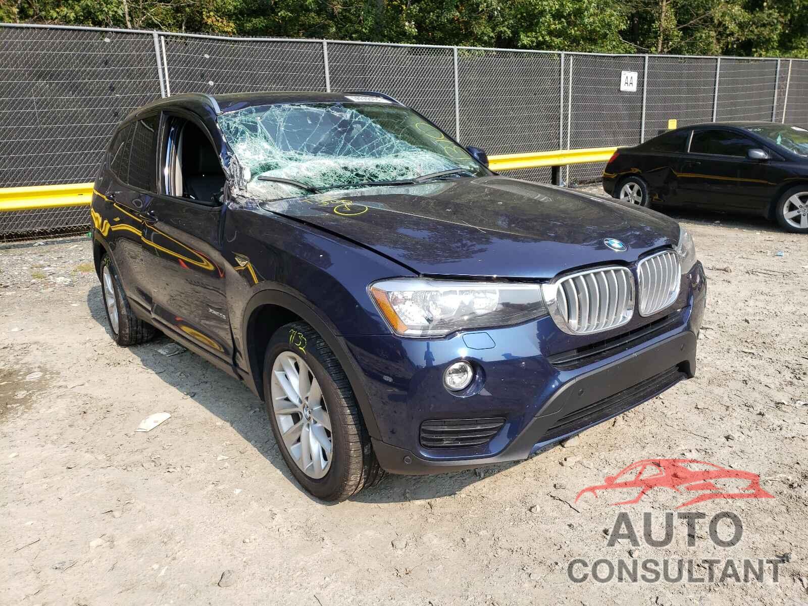 BMW X3 2016 - 5UXWX9C51G0D81774