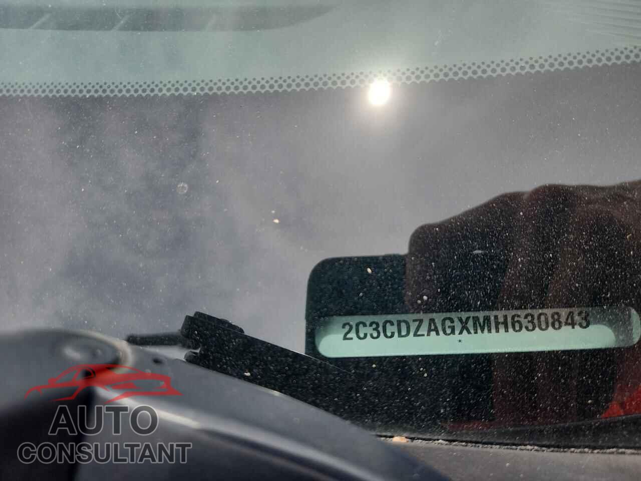 DODGE CHALLENGER 2021 - 2C3CDZAGXMH630843