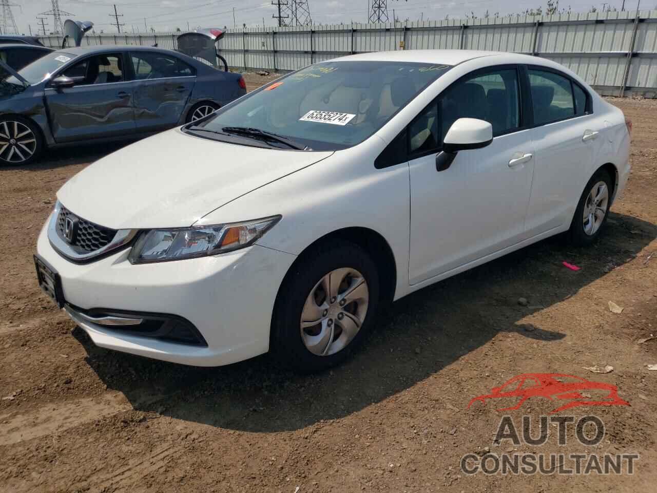 HONDA CIVIC 2013 - 19XFB2F51DE091831