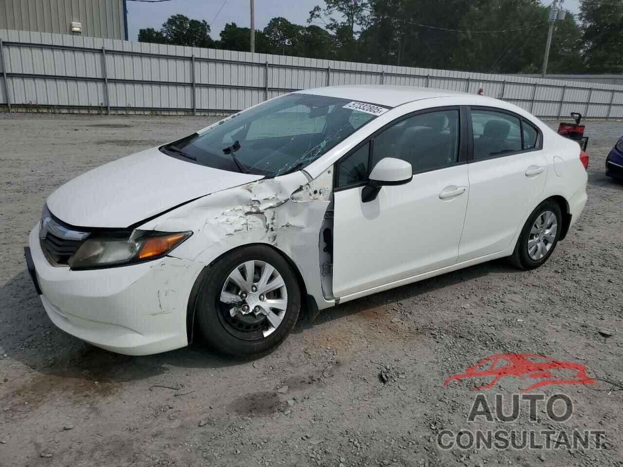 HONDA CIVIC 2012 - 19XFB2F54CE075945
