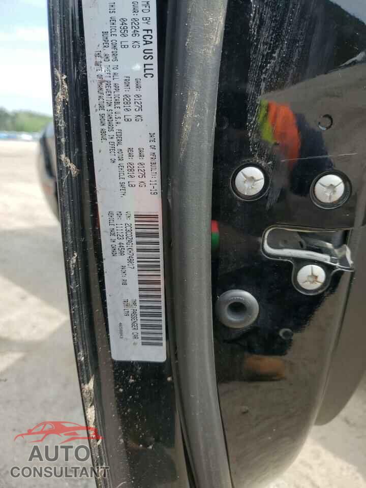 DODGE CHALLENGER 2019 - 2C3CDZAG1KH748017