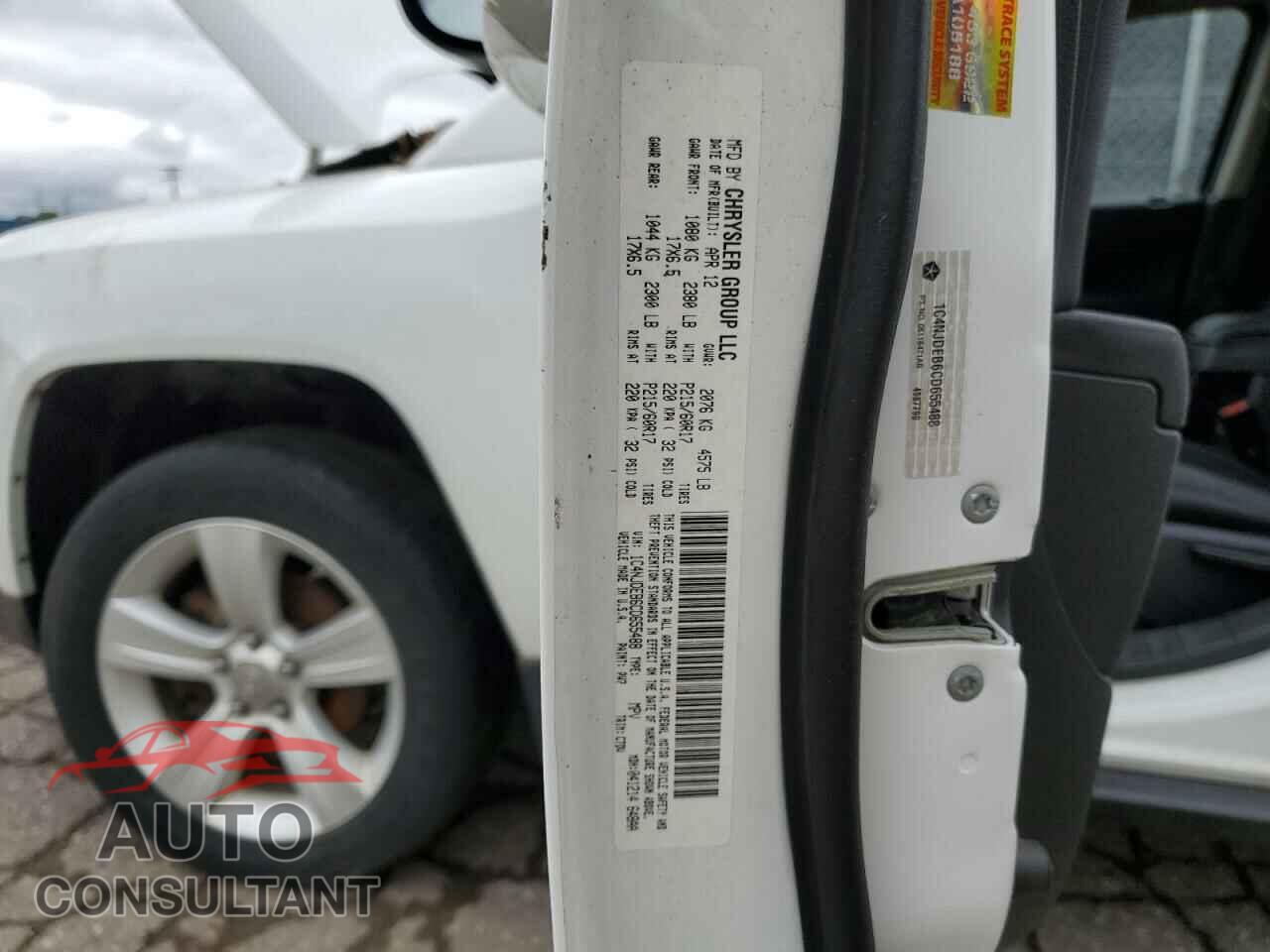 JEEP COMPASS 2012 - 1C4NJDEB6CD655488