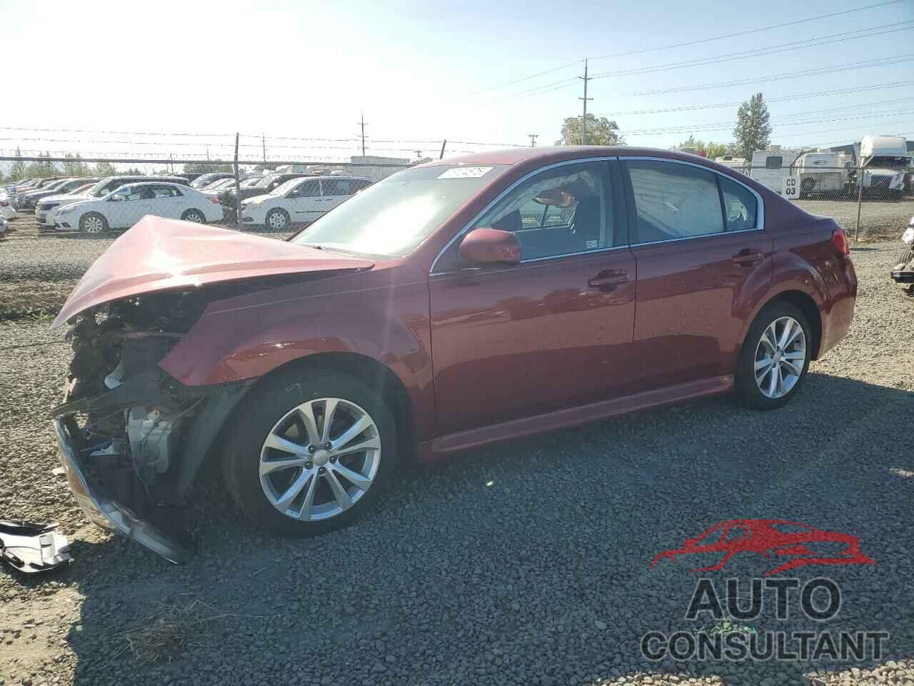 SUBARU LEGACY 2013 - 4S3BMBC66D3031346