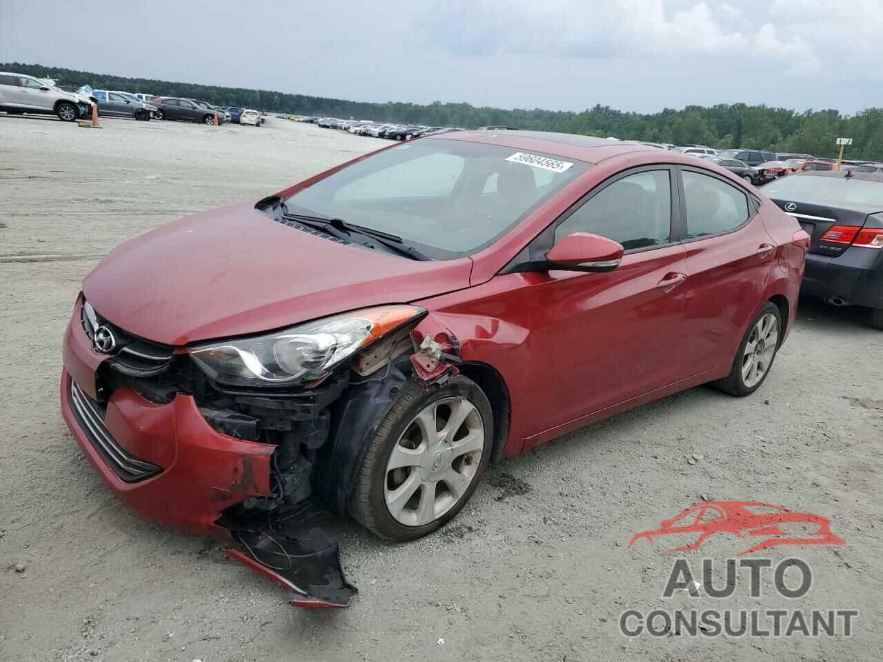 HYUNDAI ELANTRA 2013 - KMHDH4AE7DU630751
