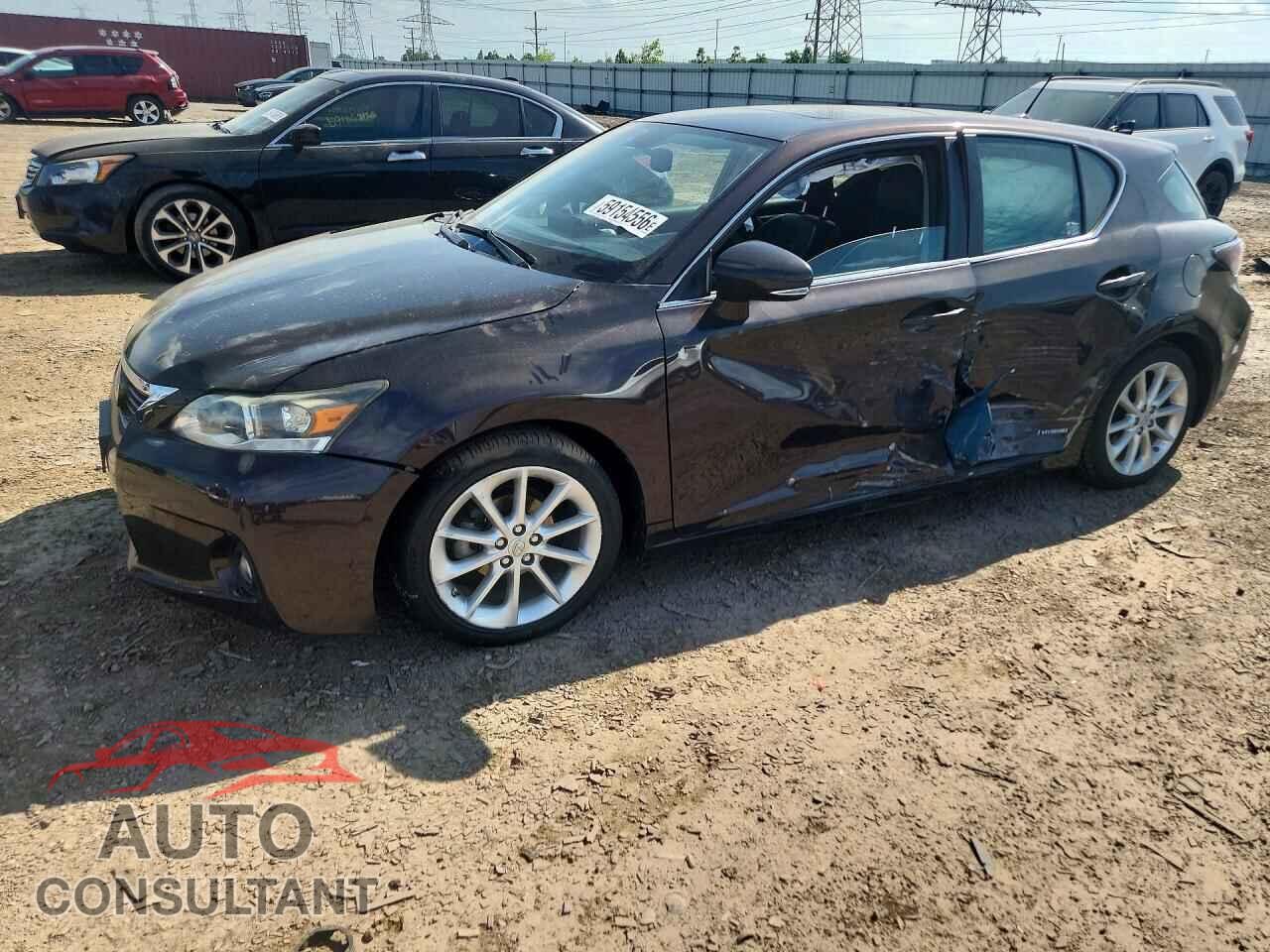 LEXUS CT 200 2012 - JTHKD5BH4C2113566
