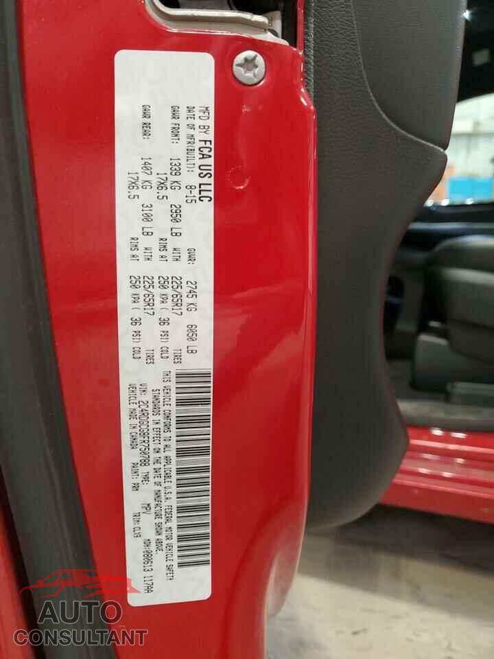 DODGE CARAVAN 2015 - 2C4RDGCG8FR750788