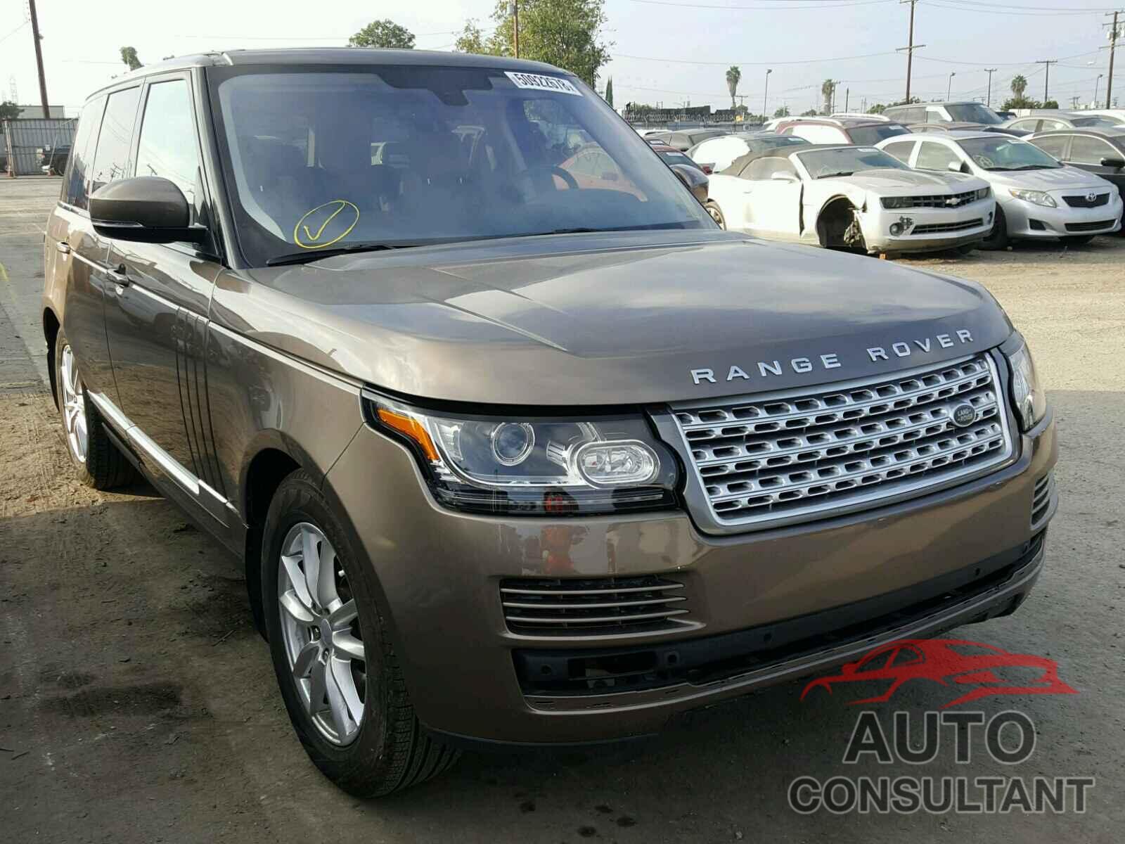 LAND ROVER RANGE ROVE 2016 - SALGR2KF5GA308473