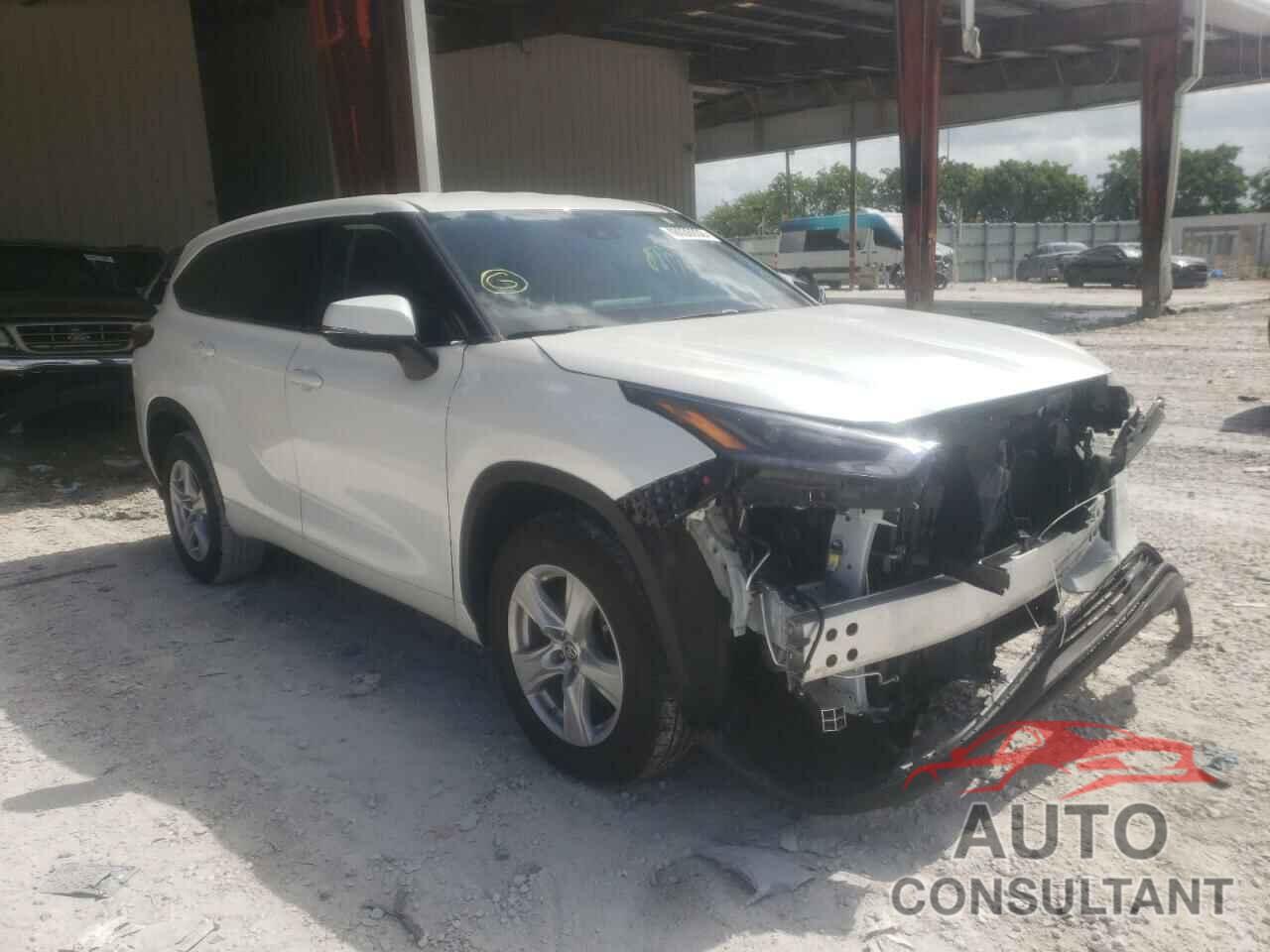 TOYOTA HIGHLANDER 2021 - 5TDCZRAH2MS047741