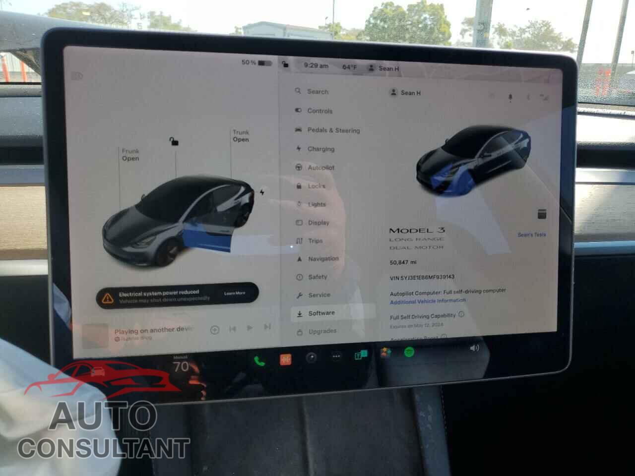 TESLA MODEL 3 2021 - 5YJ3E1EB6MF939143