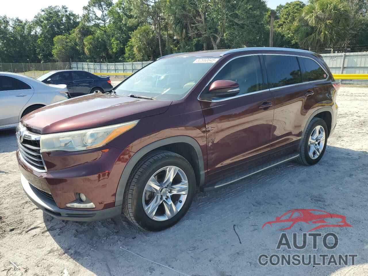 TOYOTA HIGHLANDER 2015 - 5TDYKRFHXFS114320