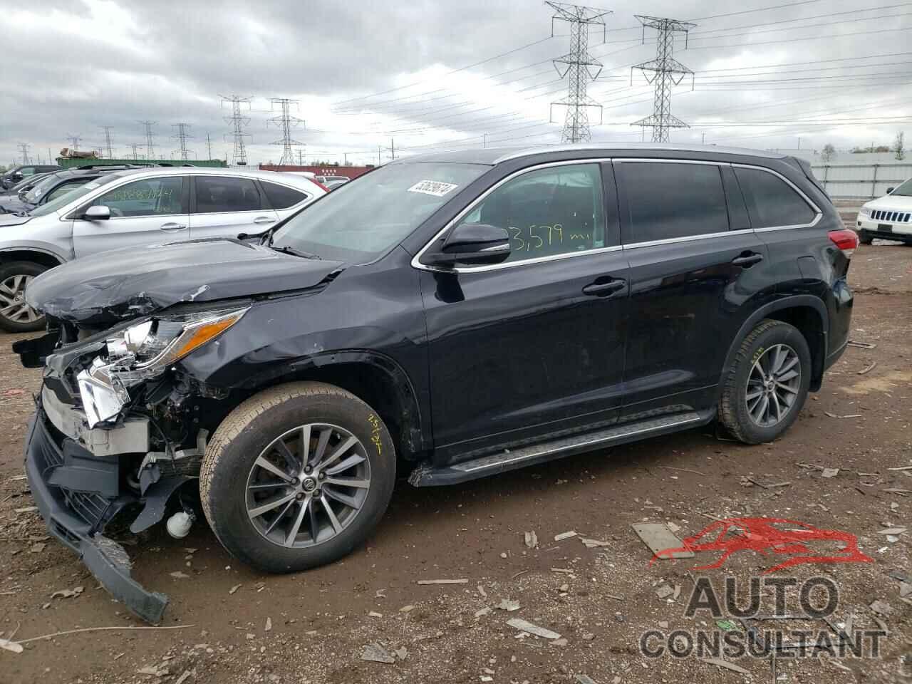 TOYOTA HIGHLANDER 2018 - 5TDJZRFH1JS557770