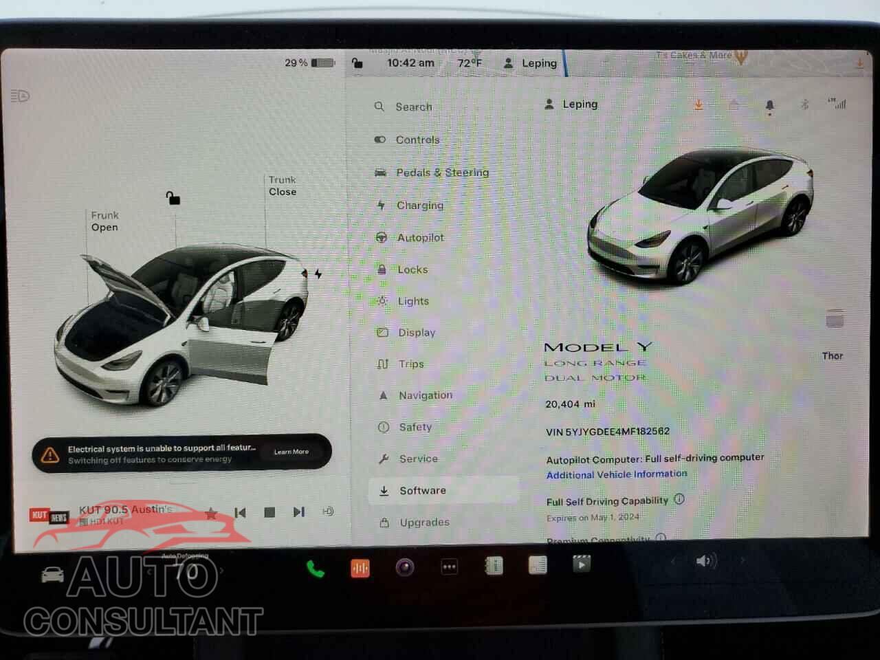 TESLA MODEL Y 2021 - 5YJYGDEE4MF182562
