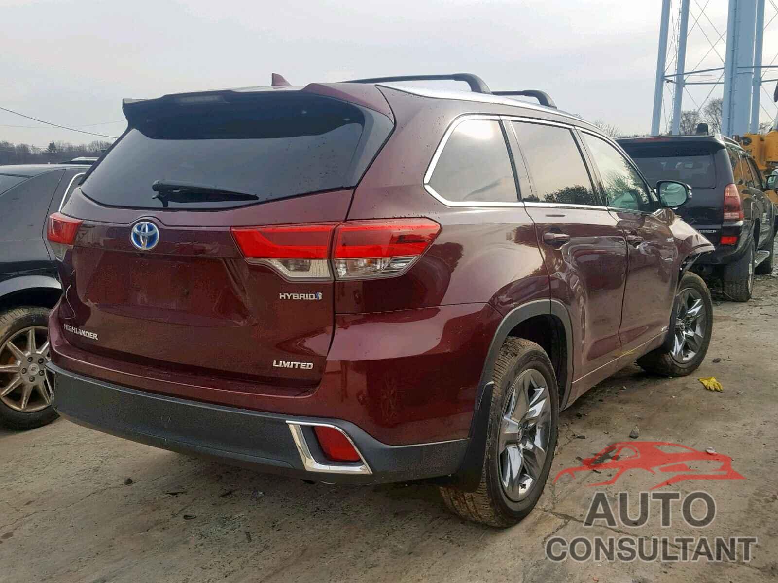 TOYOTA HIGHLANDER 2017 - 5TDDGRFH7HS035206