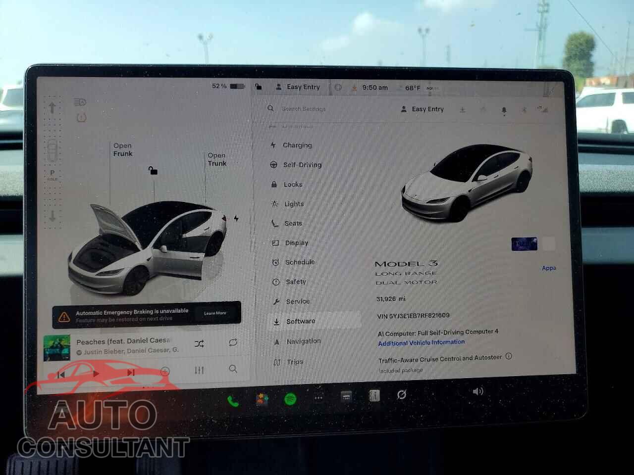TESLA MODEL 3 2024 - 5YJ3E1EB7RF821609