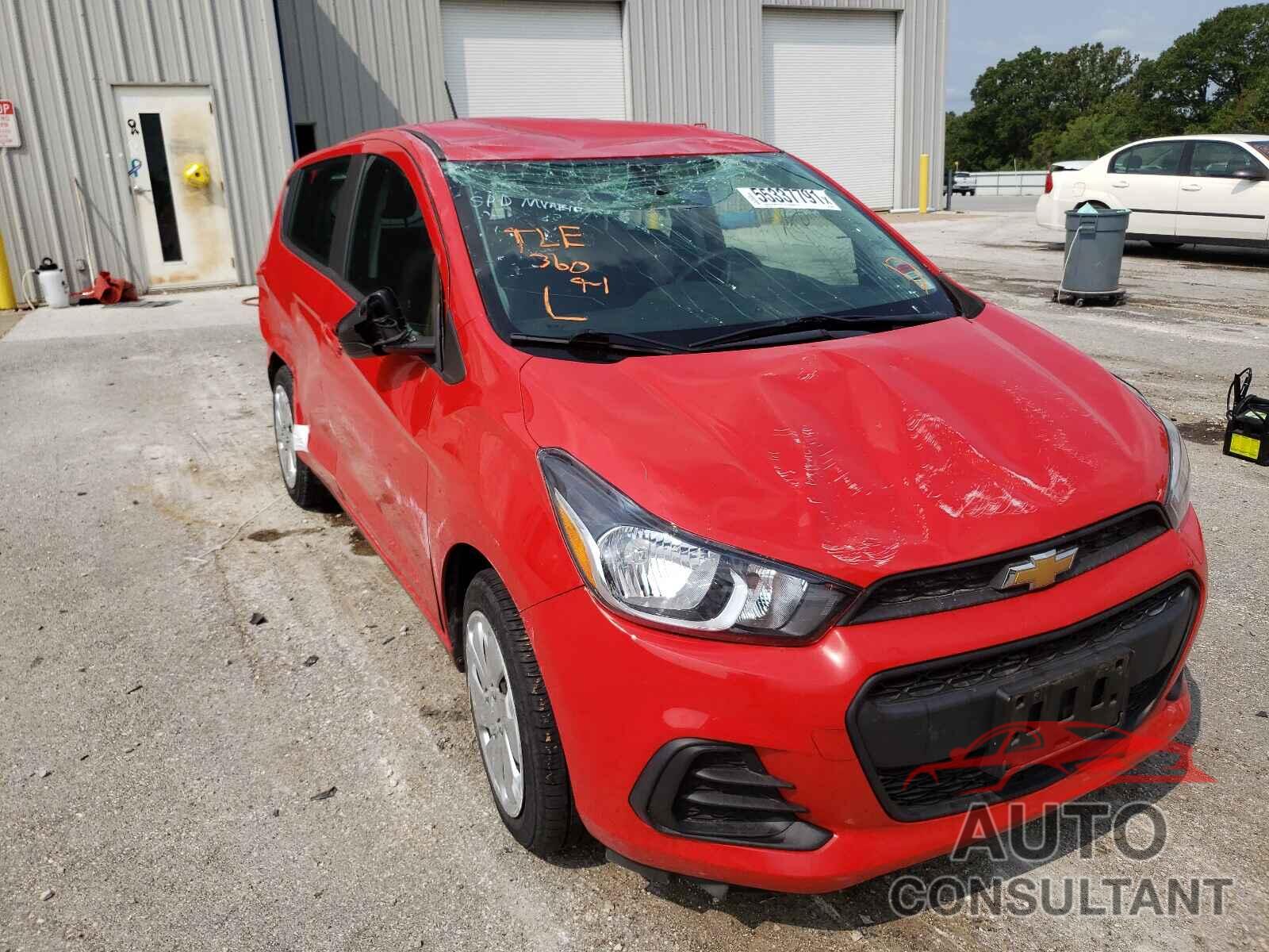 CHEVROLET SPARK 2017 - KL8CB6SA9HC831404