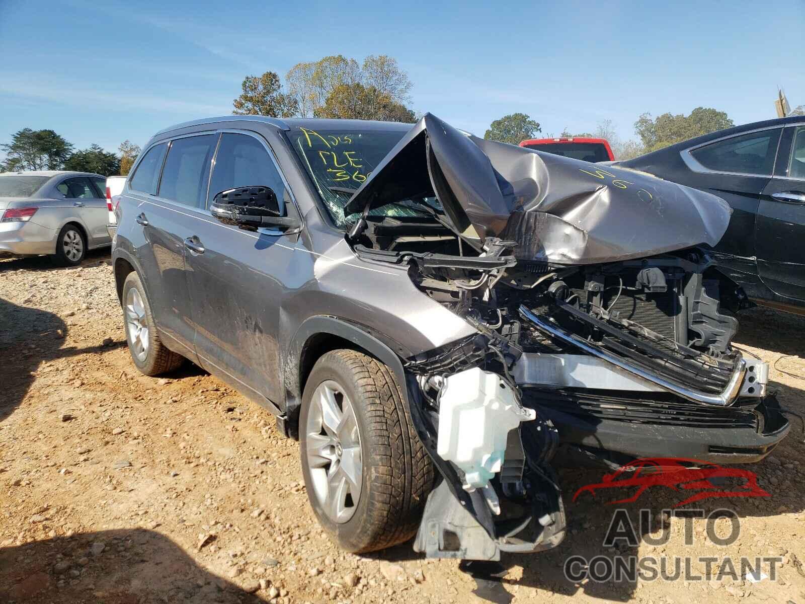 TOYOTA HIGHLANDER 2016 - 5TDYKRFH2GS167711