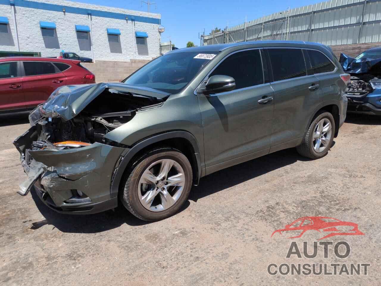 TOYOTA HIGHLANDER 2015 - 5TDDKRFH2FS213504