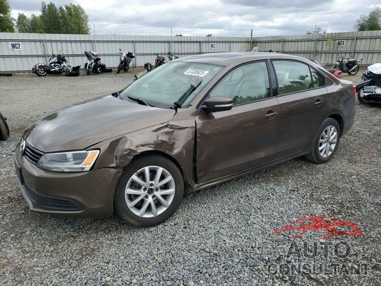 VOLKSWAGEN JETTA 2012 - 3VWDP7AJ2CM328001