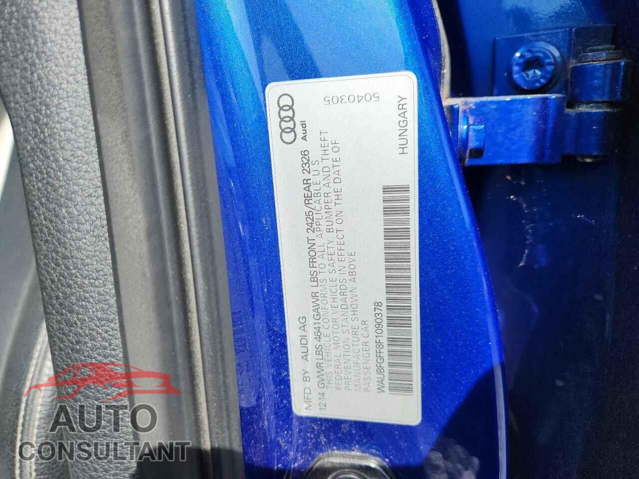 AUDI A3 2015 - WAUBFGFF8F1090378
