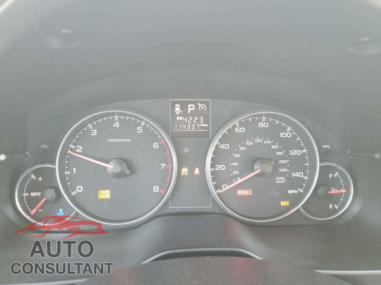 SUBARU OUTBACK 2013 - 4S4BRBGC3D3249242
