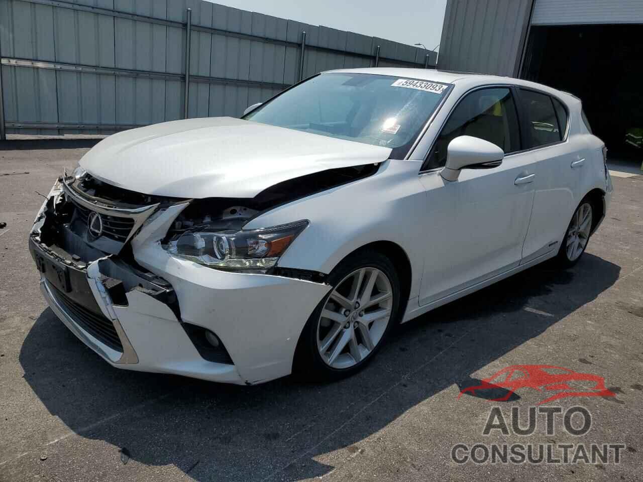 LEXUS CT 200 2017 - JTHKD5BH2H2302045