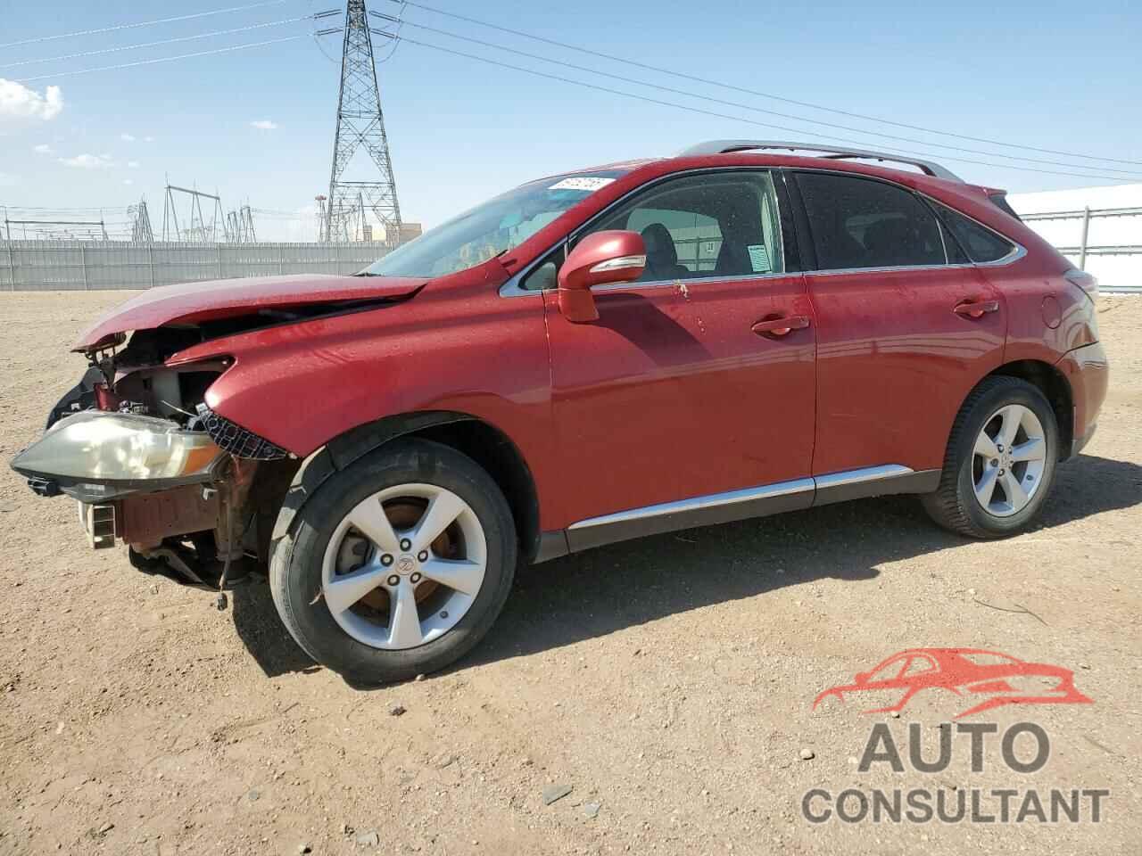 LEXUS RX350 2012 - 2T2ZK1BA7CC073160