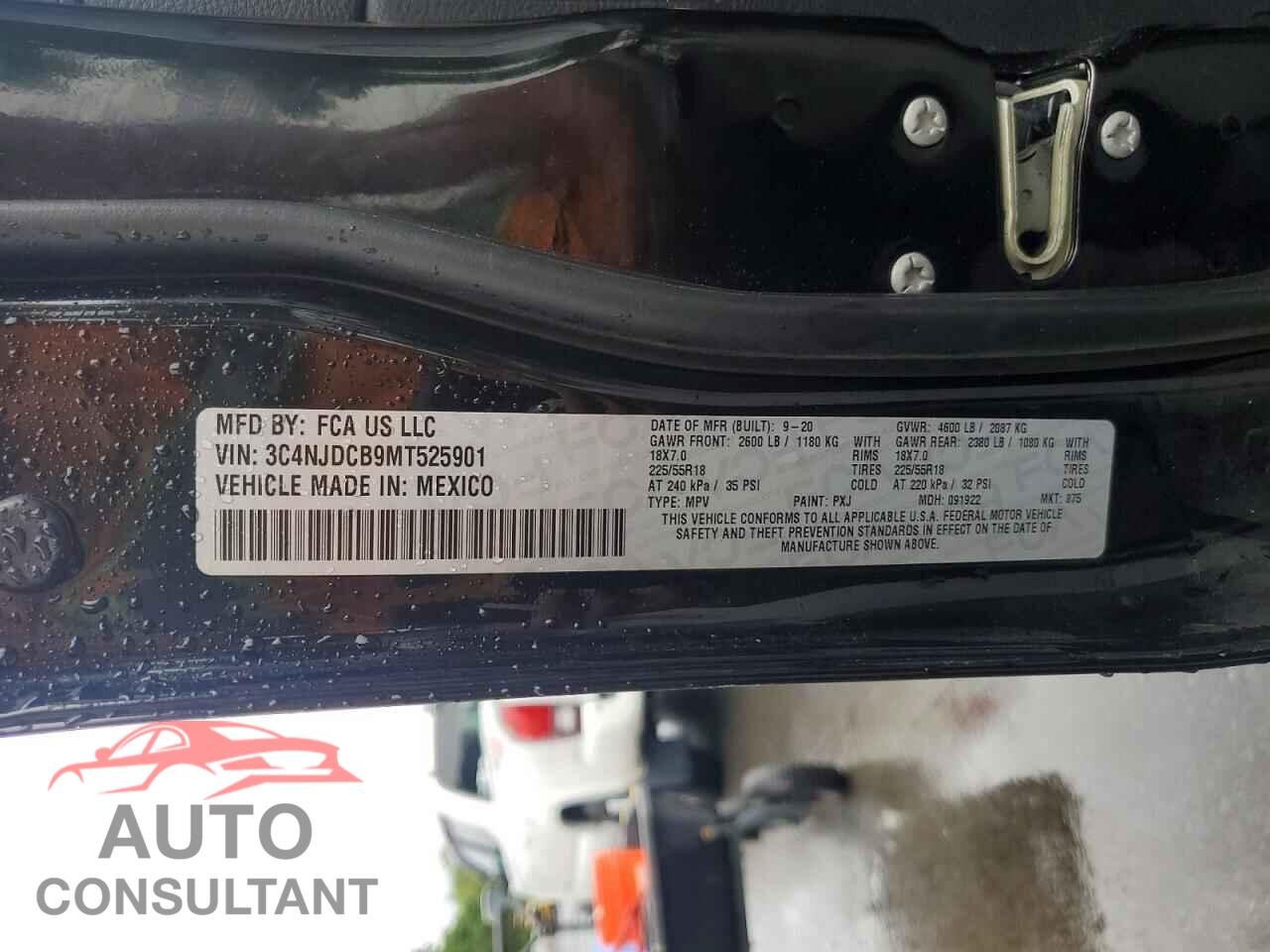 JEEP COMPASS 2021 - 3C4NJDCB9MT525901