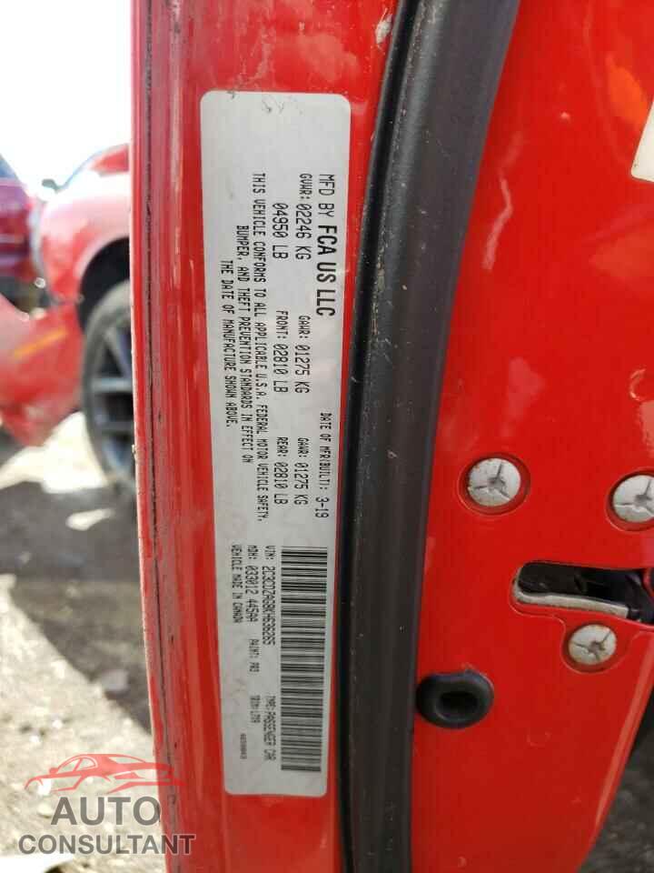 DODGE CHALLENGER 2019 - 2C3CDZAG8KH636265