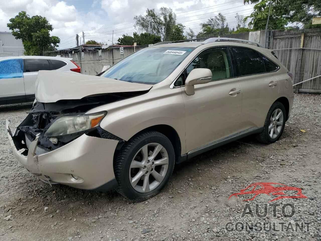 LEXUS RX350 2012 - 2T2ZK1BA9CC076559