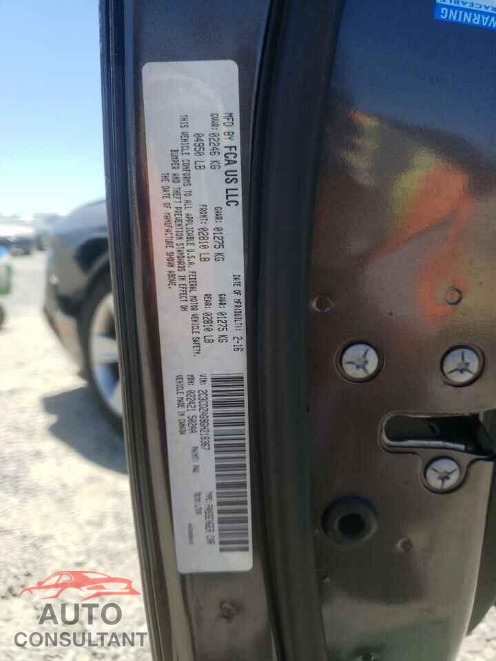 DODGE CHALLENGER 2016 - 2C3CDZAG9GH218367