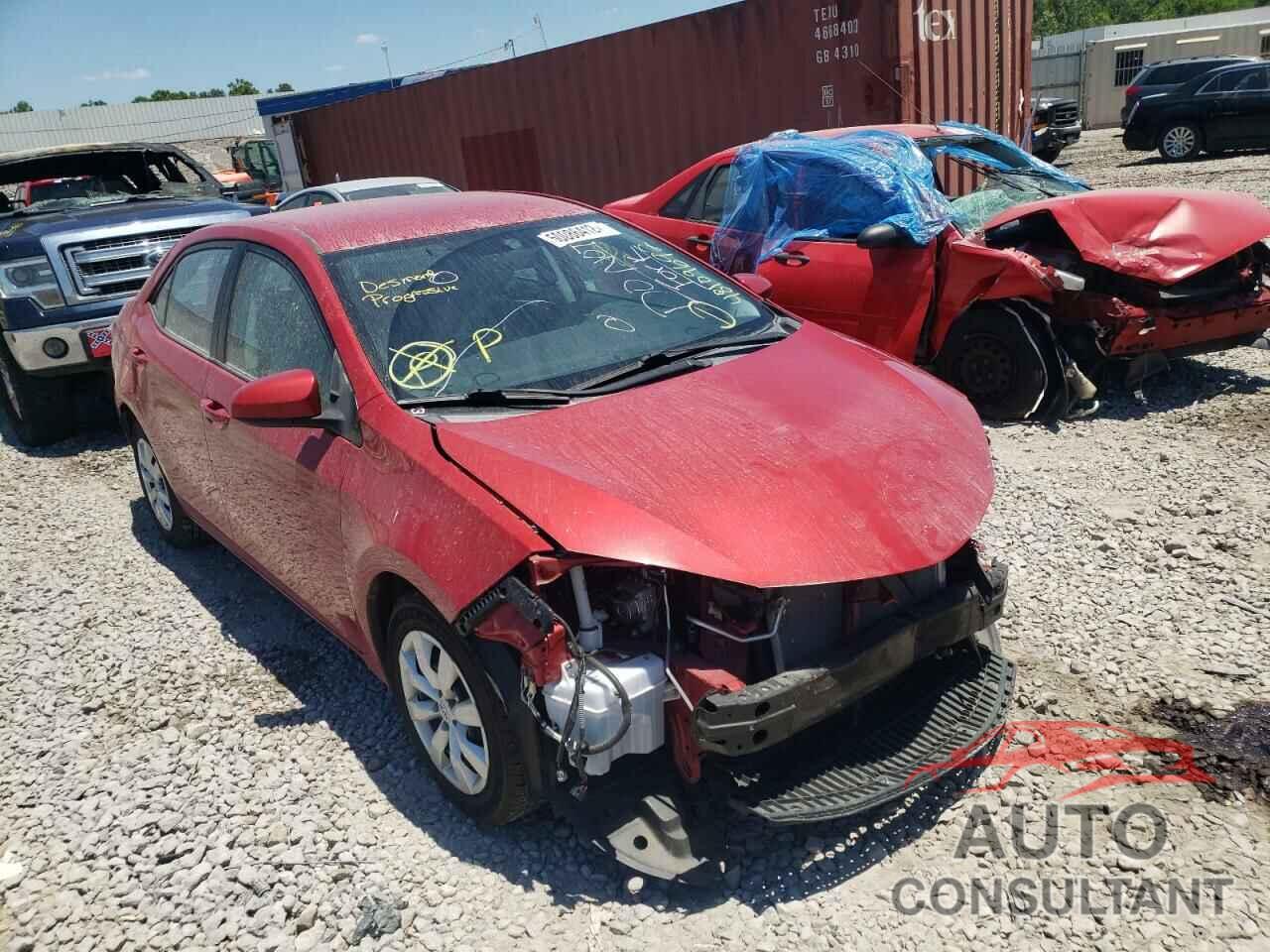 TOYOTA COROLLA 2016 - 2T1BURHE2GC492533