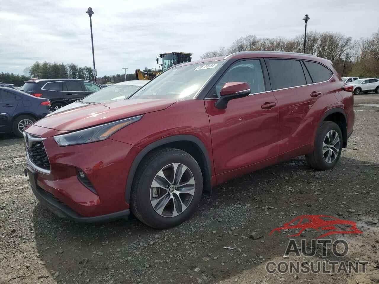 TOYOTA HIGHLANDER 2022 - 5TDGZRBH8NS568707