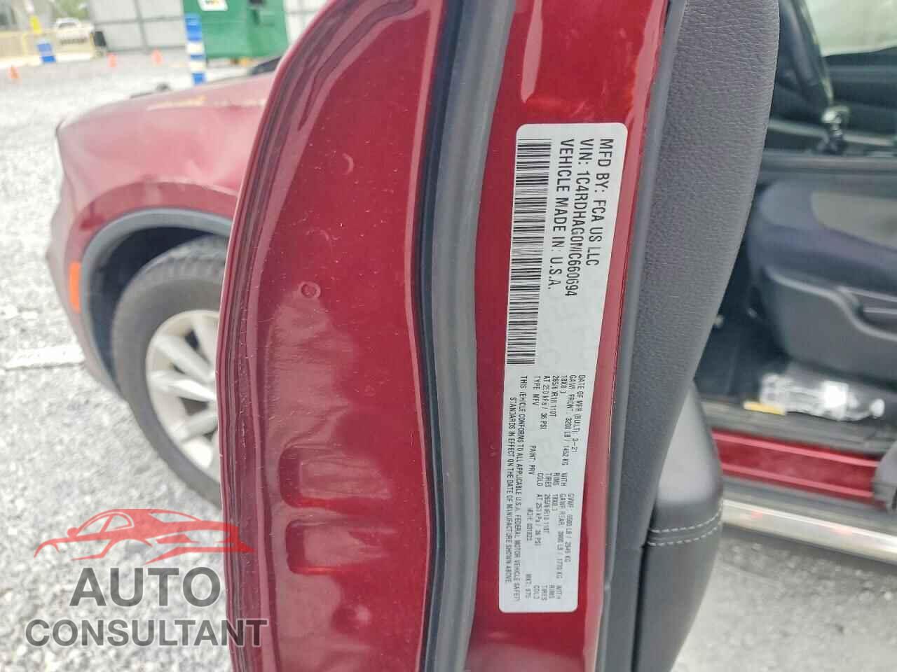 DODGE DURANGO 2021 - 1C4RDHAG0MC660694