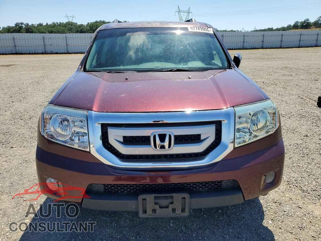HONDA PILOT 2009 - 5FNYF48539B038541