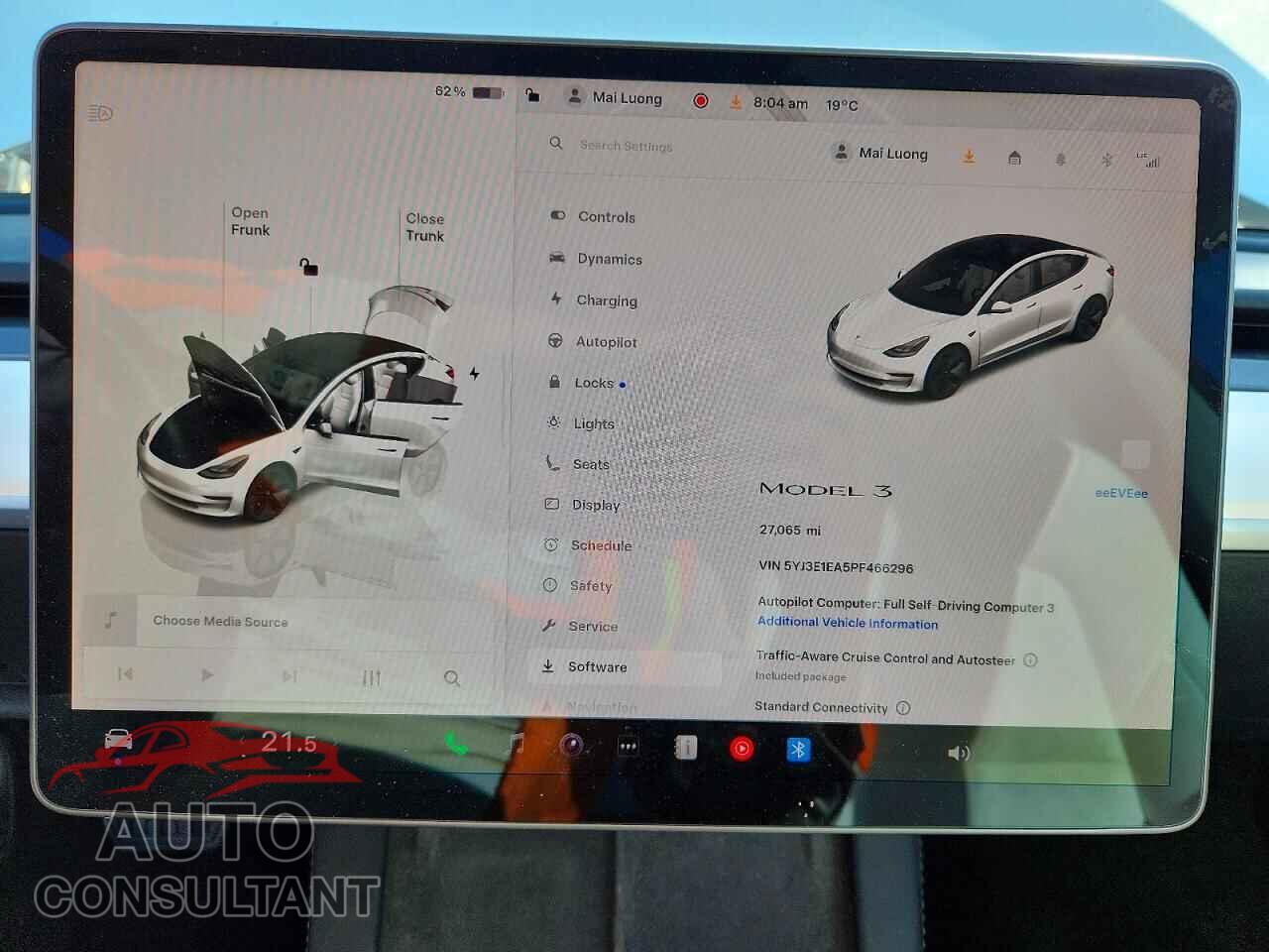 TESLA MODEL 3 2023 - 5YJ3E1EA5PF466296