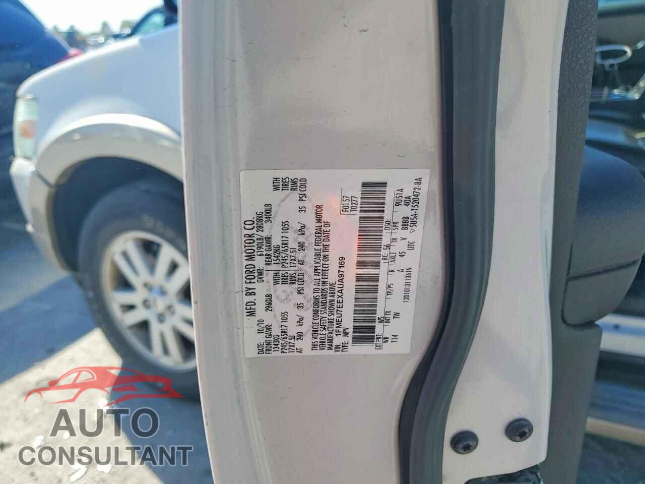 FORD EXPLORER 2010 - 1FMEU7EEXAUA97169