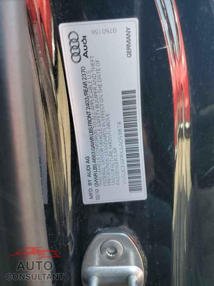 AUDI A5 2010 - WAUCFAFRXAA059878