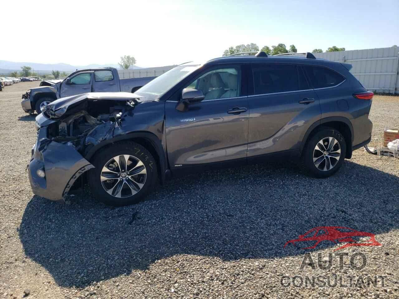 TOYOTA HIGHLANDER 2021 - 5TDHBRCH3MS517105