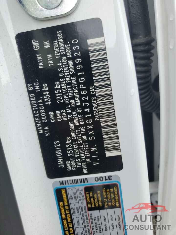 KIA K5 2023 - 5XXG14J26PG199230
