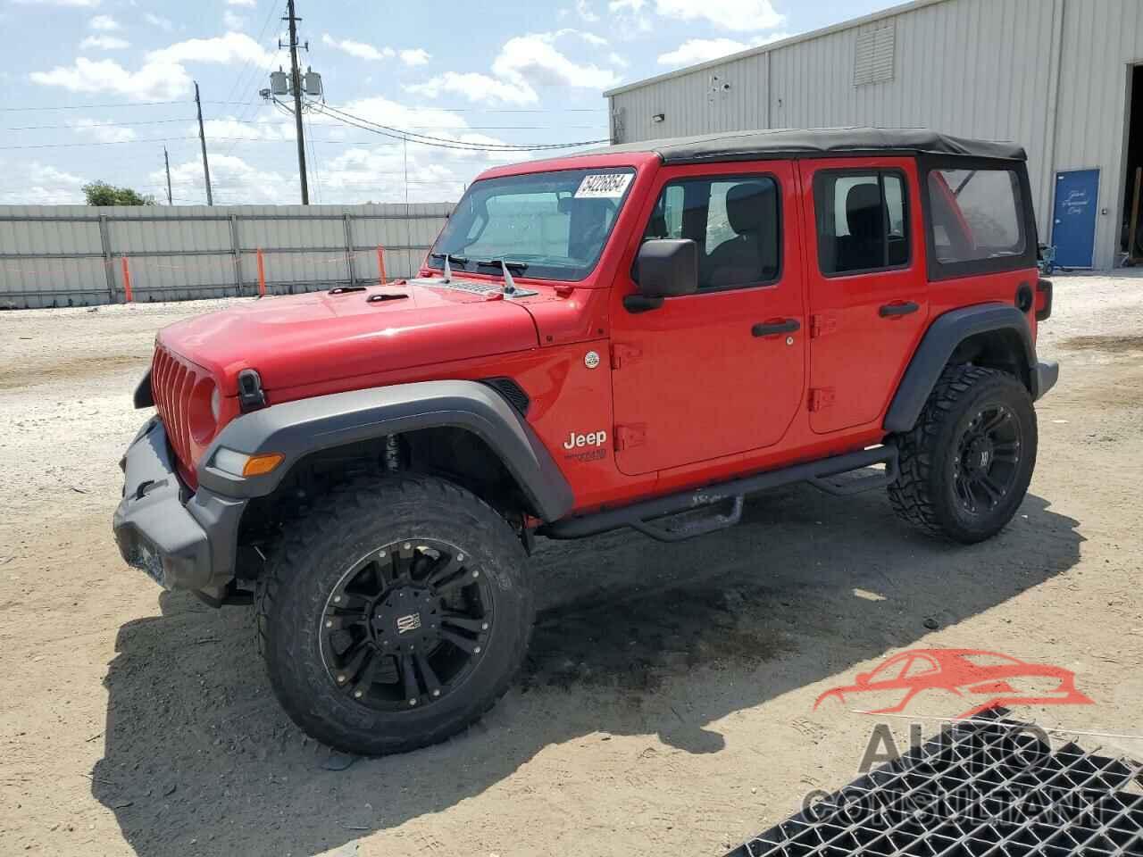JEEP WRANGLER 2018 - 1C4HJXDN3JW287153