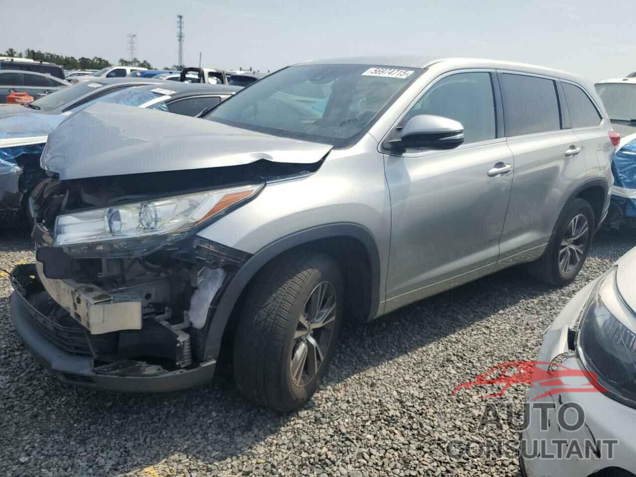 TOYOTA HIGHLANDER 2017 - 5TDZZRFH9HS195202