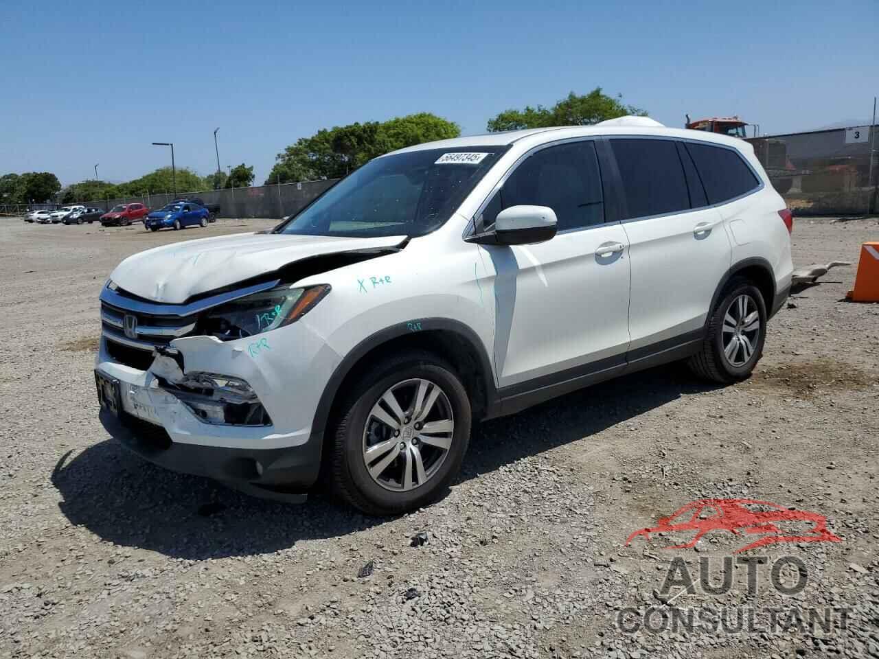 HONDA PILOT 2017 - 5FNYF5H61HB028278