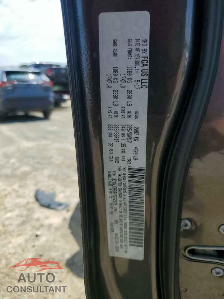 JEEP COMPASS 2017 - 3C4NJDBB8HT672170