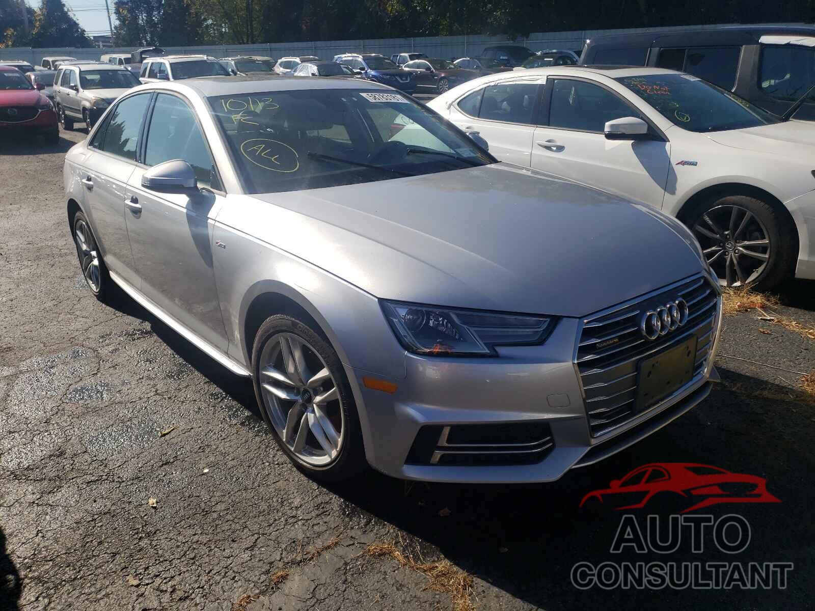 AUDI A4 2017 - WAUDNAF40HN044174