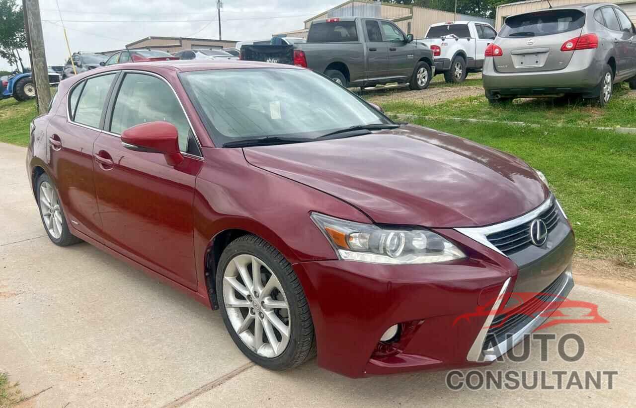 LEXUS CT 200 2013 - JTHKD5BH3D2165045