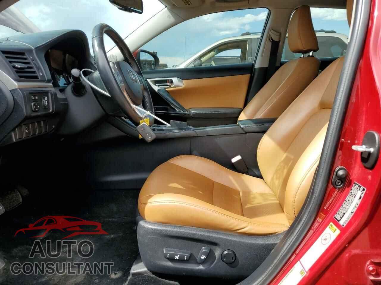 LEXUS CT 200 2012 - JTHKD5BH5C2119652