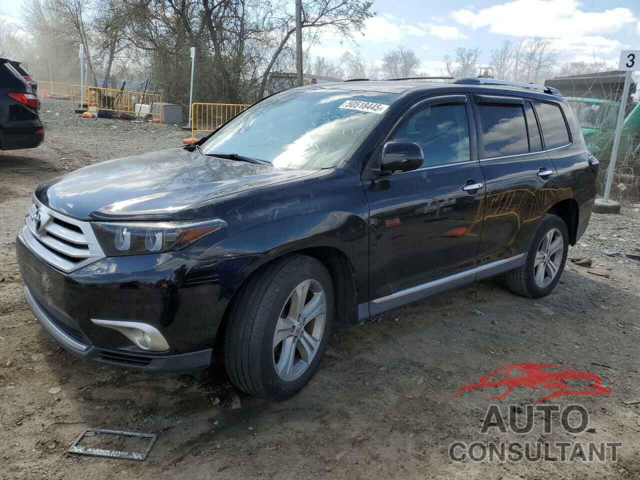 TOYOTA HIGHLANDER 2013 - 5TDDK3EH0DS188730