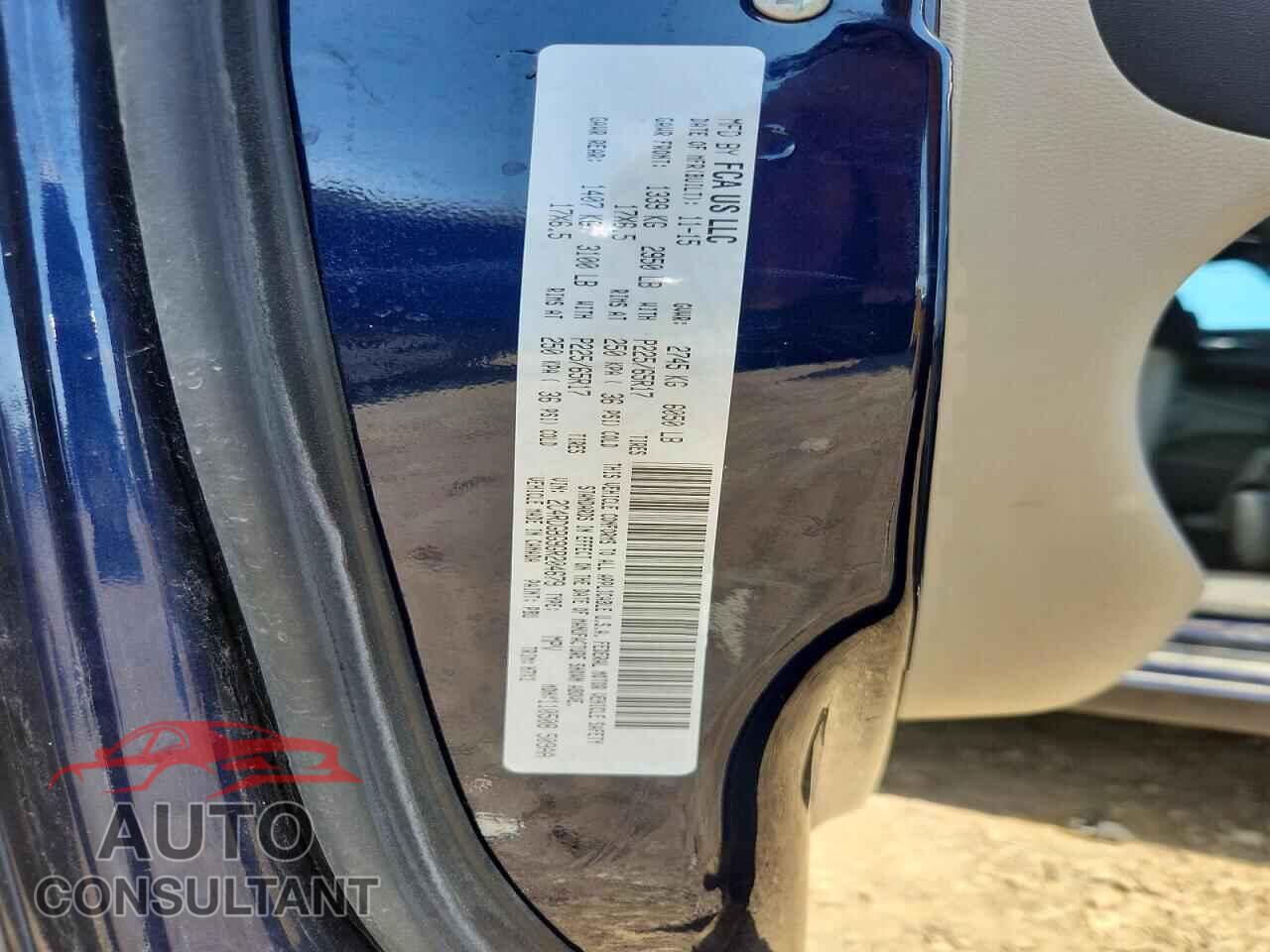 DODGE CARAVAN 2016 - 2C4RDGBG9GR204679